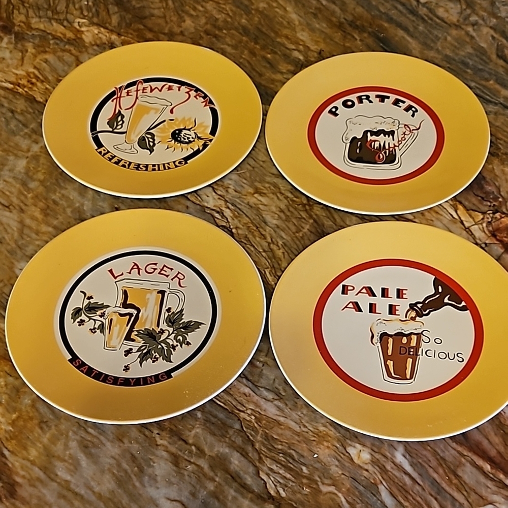 POTTERY BARN BEER Series salad dessert plates